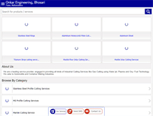 Tablet Screenshot of onkarengg.net